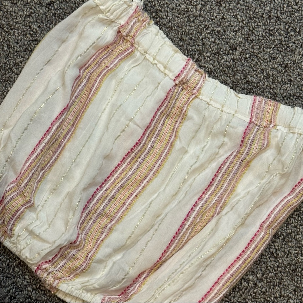 Elan Multicolor Textured Fabric Top - Picture 4 of 7